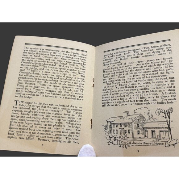 Historic Concord Booklet Presented By John Hancock Life Insurance Co. Featuring - Picture 10 of 15